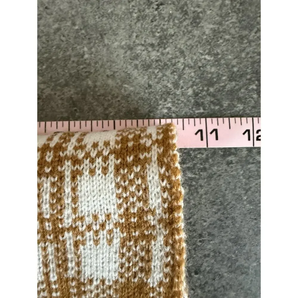 Timberland Buffalo Plaid Scarf‎ Knit Rectangle Preppy Academia Outdoors Camp